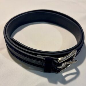 Source Unknown Navy and Gray Men's Belt